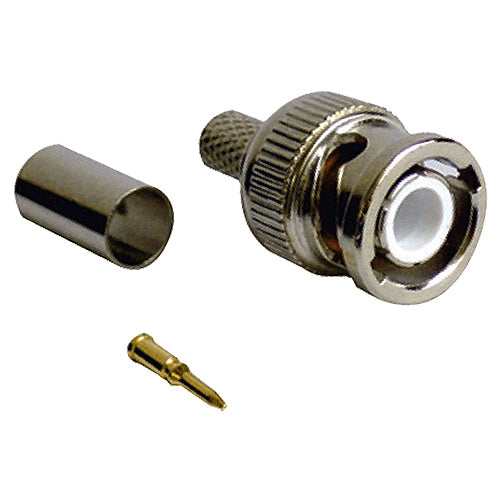 BNC Crimp Plug RG58CU for Belden H123 Pack of 100 Plugs