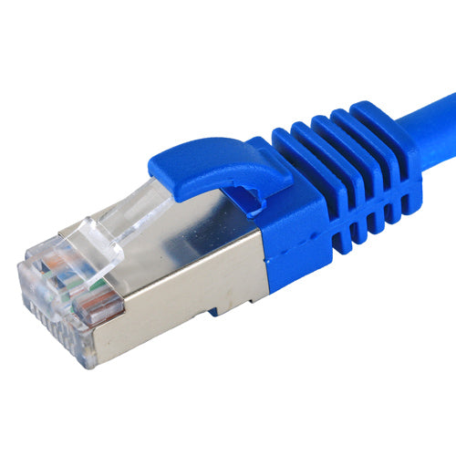 Câble de raccordement Cat6 RJ45 F/UTP LSOH blindé 26 AWG avec gaine anti-accroc