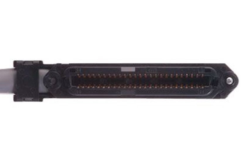RJ21 AMP GATEWAY Female Socket 25 Pair Telco Cable connected to a 24 Way Cat5e Network Panel