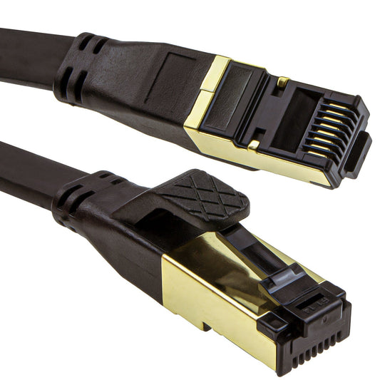 Cat8.1 Ultimate 40G 5G BLACK S/FTP LSOH 24AWG Snagless Patch Lead