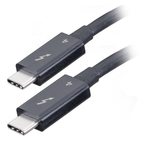 0.7m Passive Thunderbolt 4 40Gbps 8K Black Cable