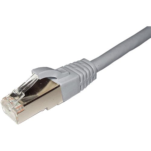 Câble de raccordement Cat6 RJ45 F/UTP LSOH blindé 26 AWG avec gaine anti-accroc