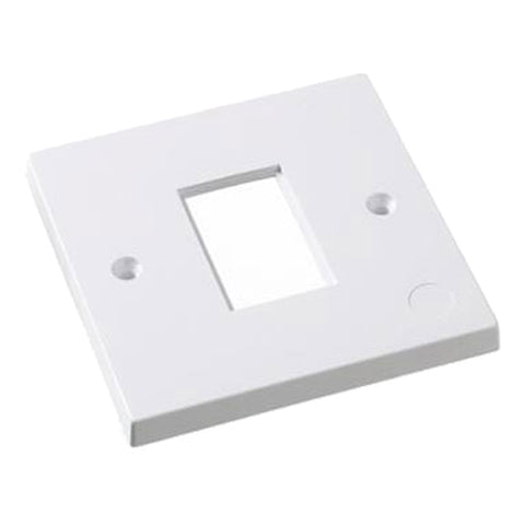 LJ6C Faceplate Single Gang 1 Port x 10