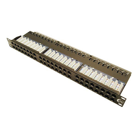 48 Port Cat5e UTP 1u Patch Panel