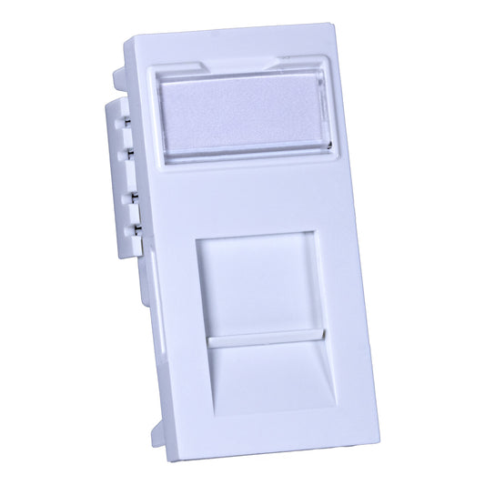 Cat5e UTP-Modul 25 mm x 50 mm weiß