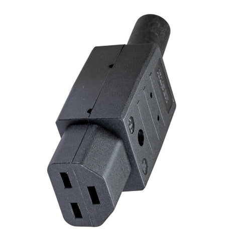 KAISER rewireable noir C21 prise secteur connecteur femelle droit IEC 16a