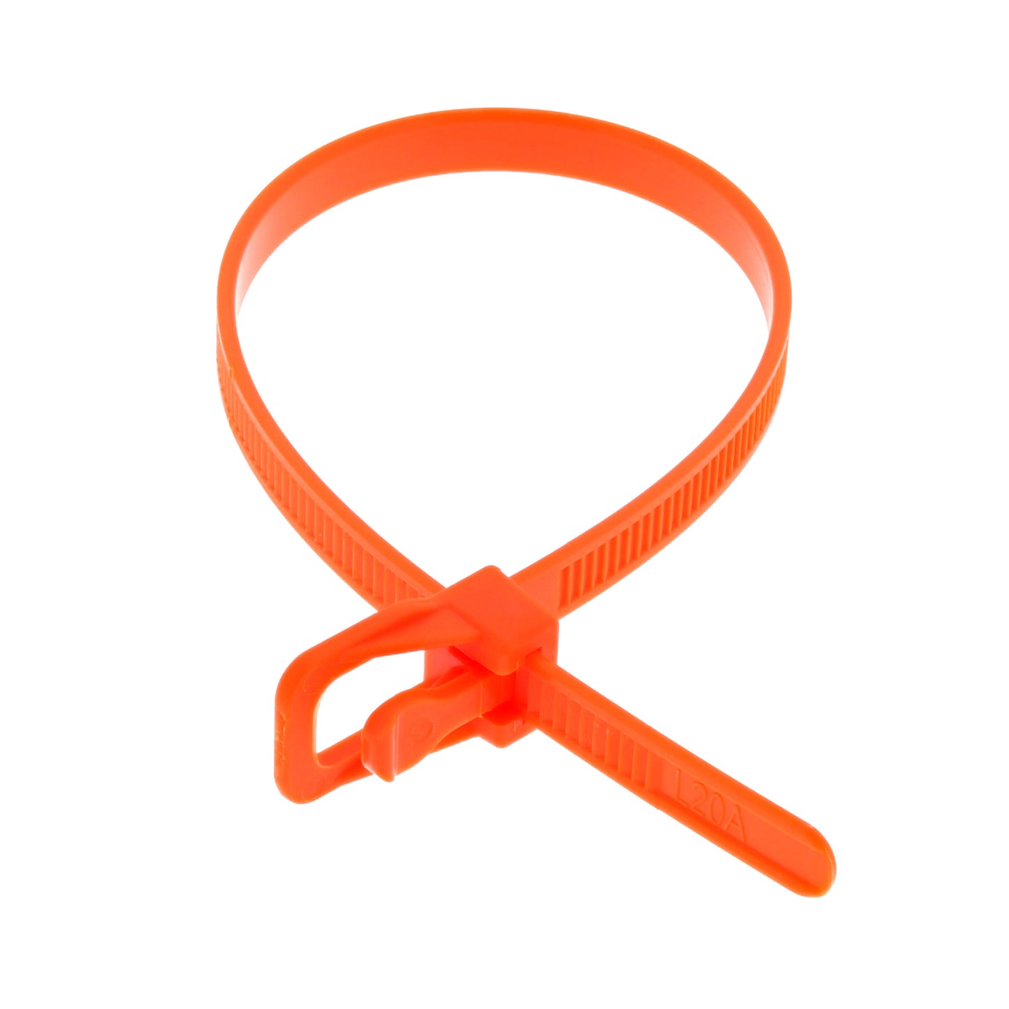 200mm x 4.8mm Fluo Orange - RETYZ Reusable Cable Tie (Zip)