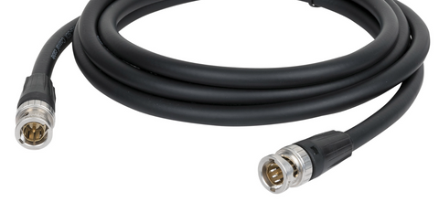 Neutrik Professional High Performance Coaxial Terminated 75 Ohm 3G 6G Ultra HD-SDI Cable Male to Male
