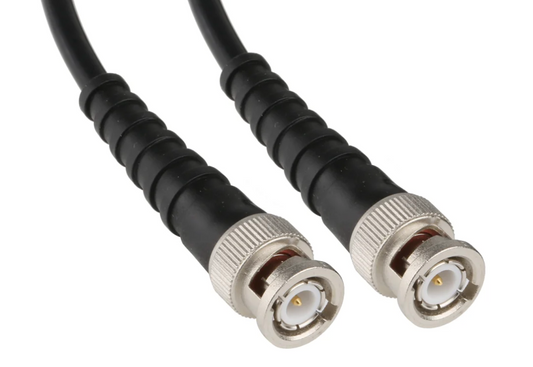 Carson RG58 BNC Coaxial RF Cable Terminated Male to Male Plugs 50 Ohm