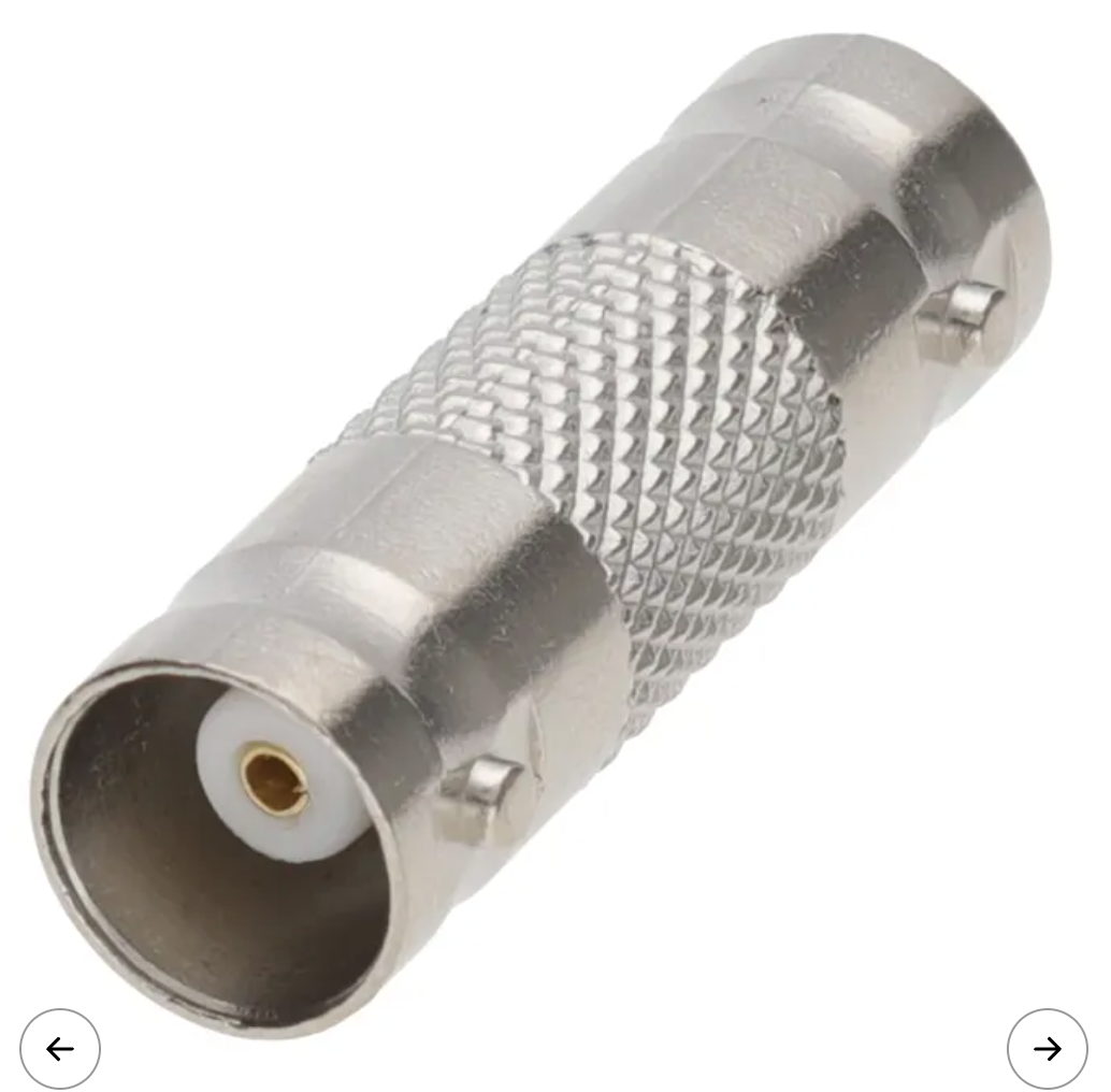 BNC Female Socket To BNC Female Socket Adaptor, Coupler