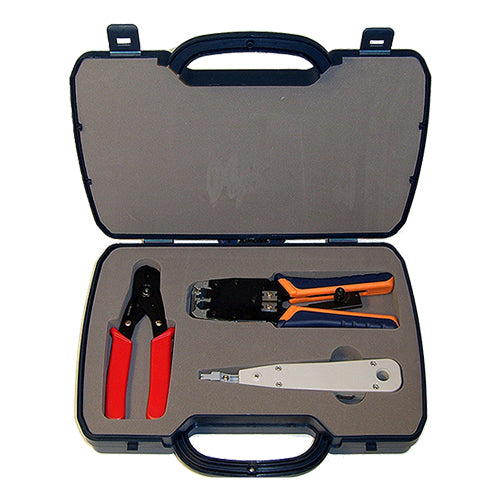 Engineer RJ45 RJ11 Crimpzange mit weichem Griff, 2a Kronen-Drahtschneider-Set