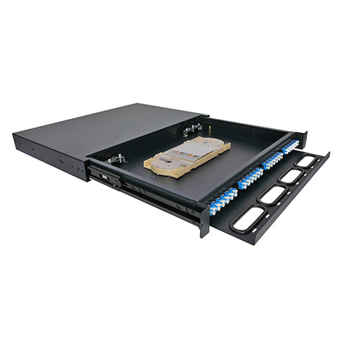 Loaded Fibre Patch Panel OS2 48 Fibre - 24 x LC Duplex
