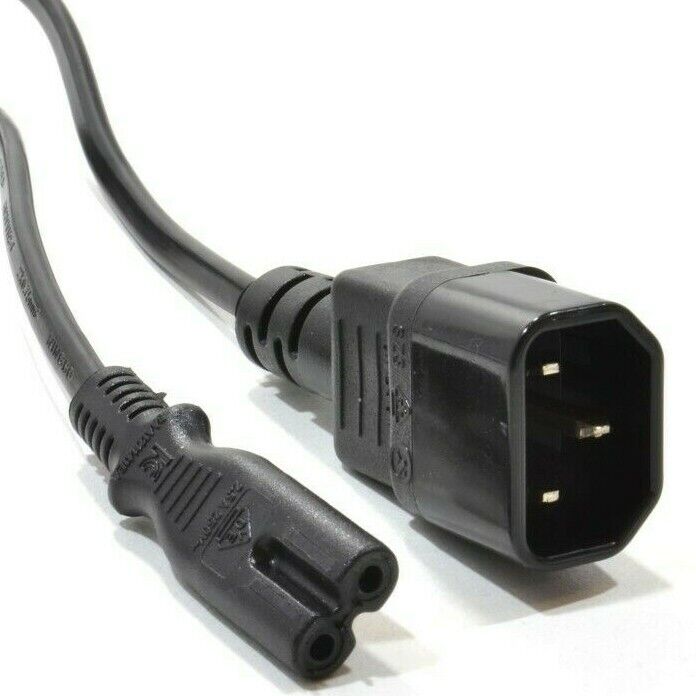 Câble d'extension d'alimentation secteur IEC mâle C14 vers IEC femelle C7