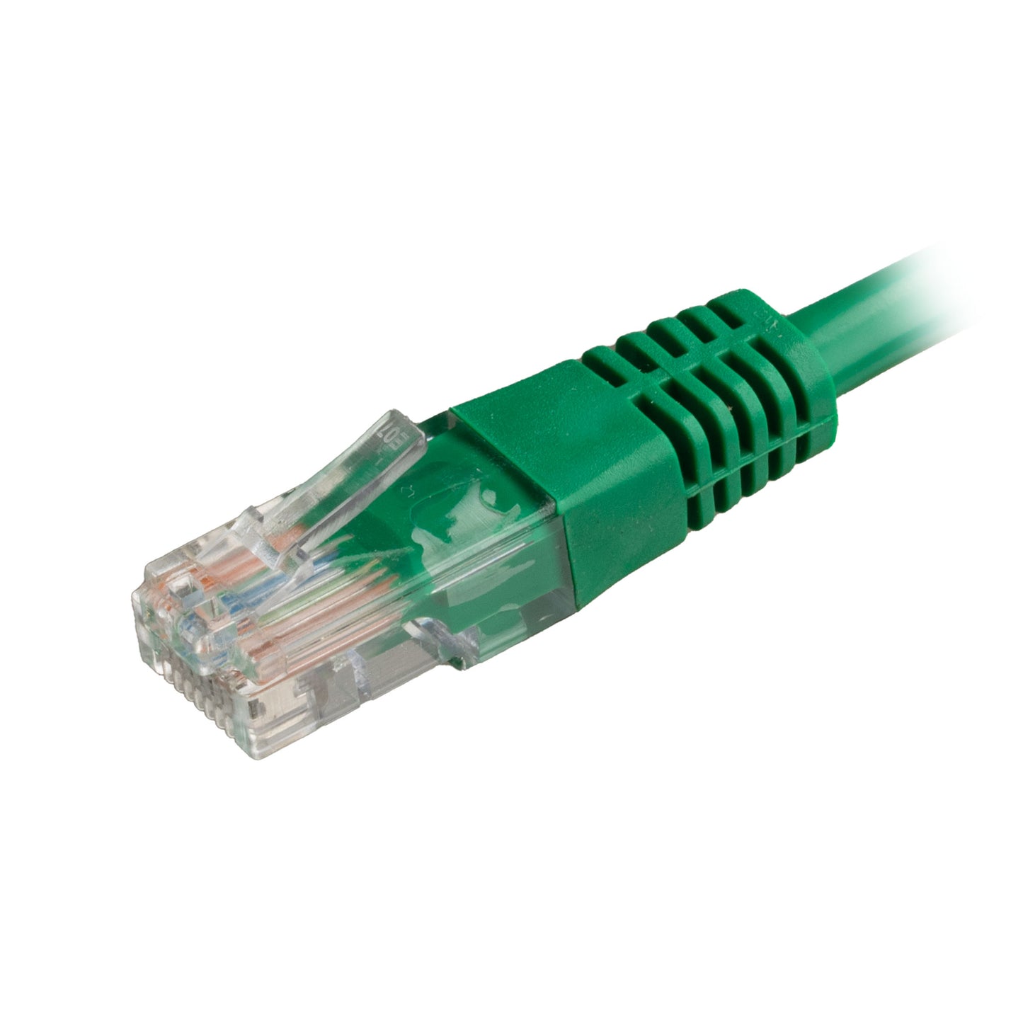 Cat6 RJ45 Grey U/UTP PVC 24AWG Flush Booted X over Patch Lead Cable COPPER
