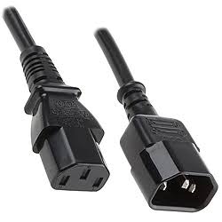 C14 - C13 PVC 0.75mm Extension Power Lead