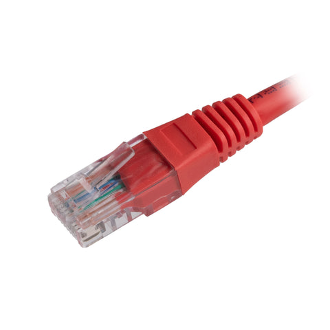 Cat5e RJ45 U/UTP PVC 24AWG Flush Moulded Booted Patch Lead