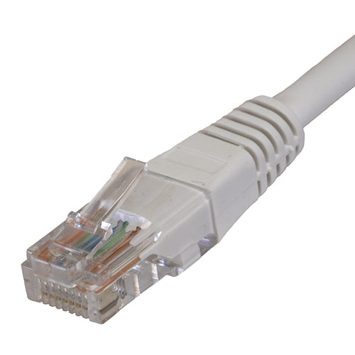 Cat6 RJ45 U/UTP PVC 24AWG Flush Moulded Booted Patch Lead