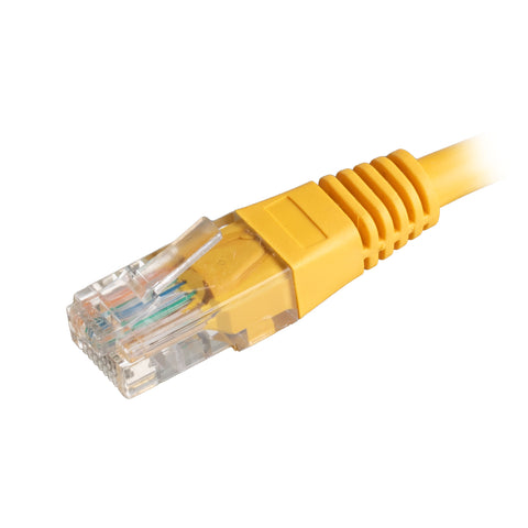 Cat5e RJ45 U/UTP PVC 24AWG Flush Moulded Booted Patch Lead