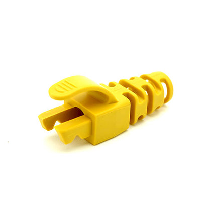 100 Stück RJ45 Snagless Slimline Zugentlastungsbündige Manschetten, 10 Farben zur Auswahl