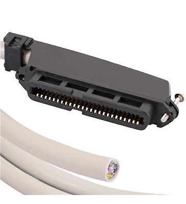 RJ21 VOICE Cat3 90-Grad-Telco-Verstärker, Amphenol-Buchse auf offenes Ende, Kabel UK BT VG224, verschiedene Längen