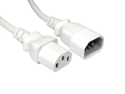 Câble d'extension d'alimentation prise mâle IEC C14 vers prise femelle IEC C13