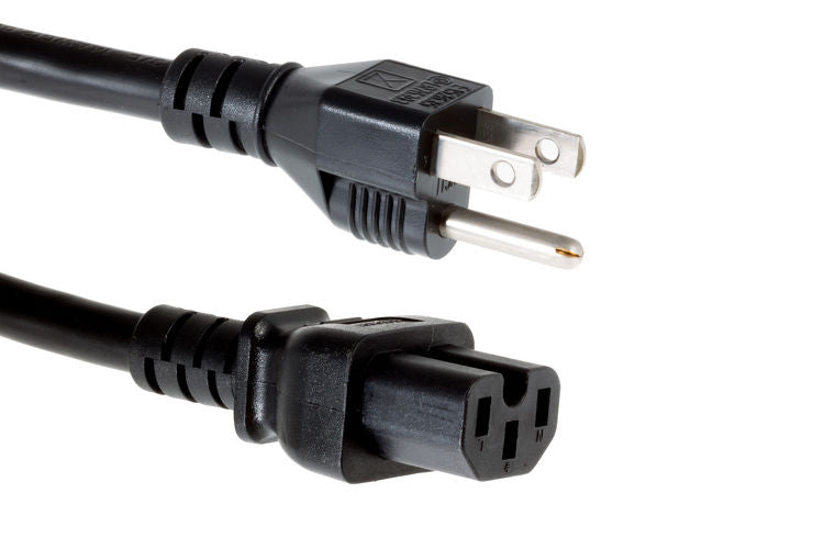 CAB-3KX-AC Power Mains Plug USA US 3 Pin to IEC C15 Hot Rated Cable CI ...