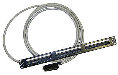 RJ21-Stecker-Verstärker auf 24-Wege-Rj45-Kabel-Panel, 19-Zoll-Rackmontage, VG224-Cisco-Gateway 